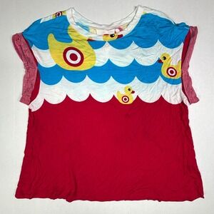 Ultra Chic Milano‎ Limited Edition 99 Rubber Ducky T-Shirt Red Small Italy